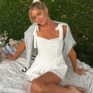SHOW ME YOUR MUMU Regal Romper In White